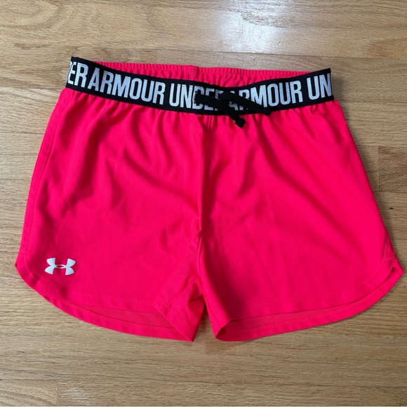 Under Armour Other - Under Armour Pink HeatGear Shorts Size Youth Large in Excellent Condition